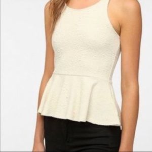 Peplum tank top